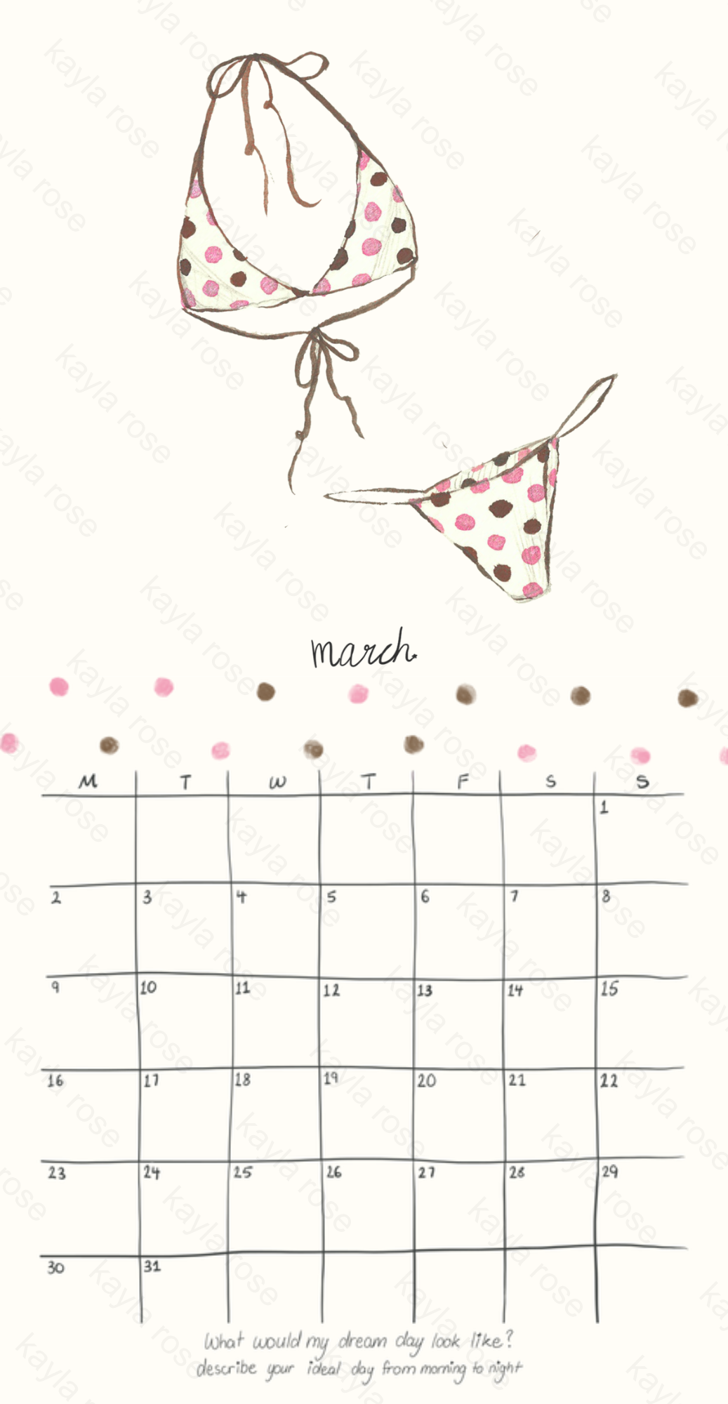 2026 Daydreamer Calendar ✷PREORDER✷